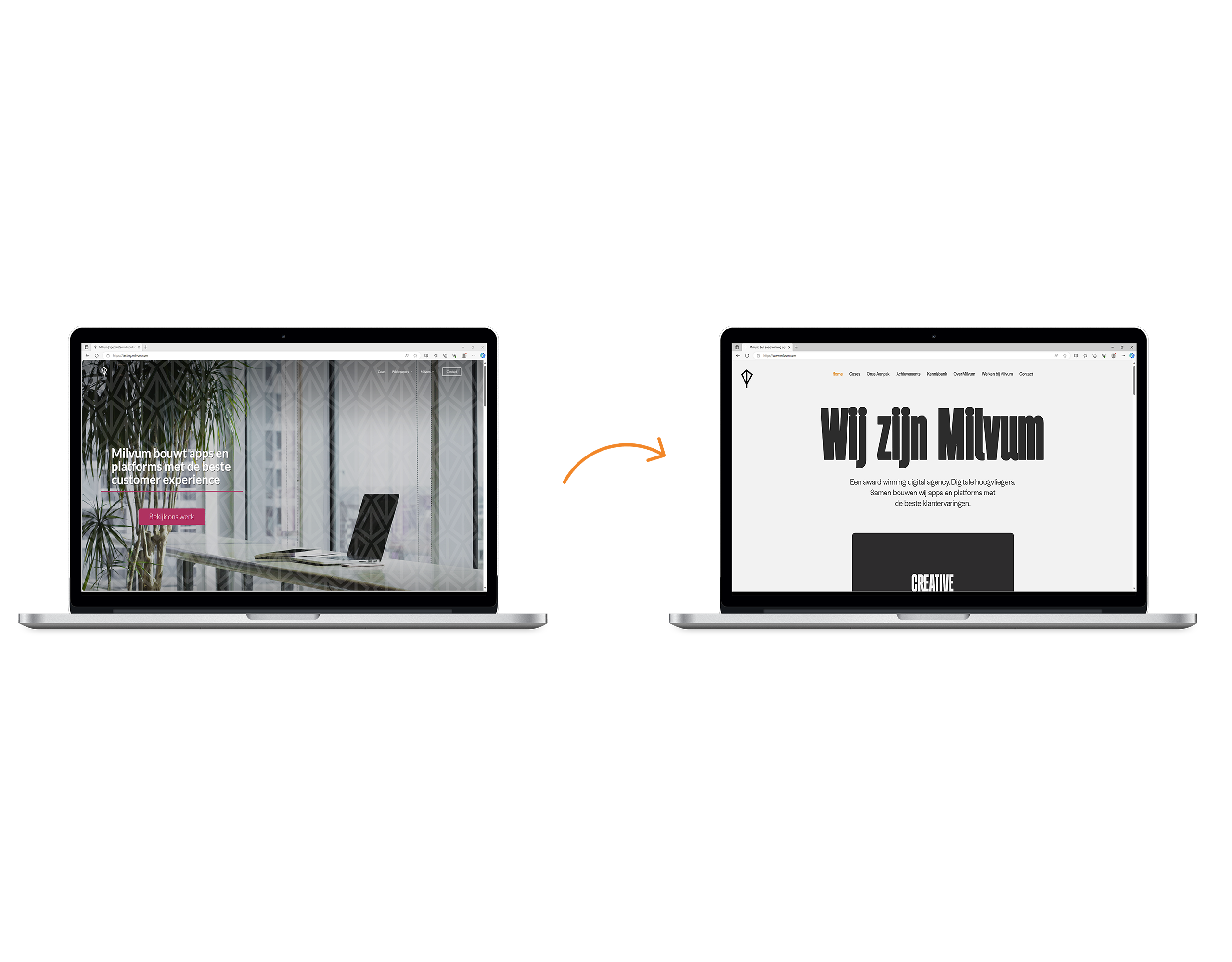 Milvum case before and after